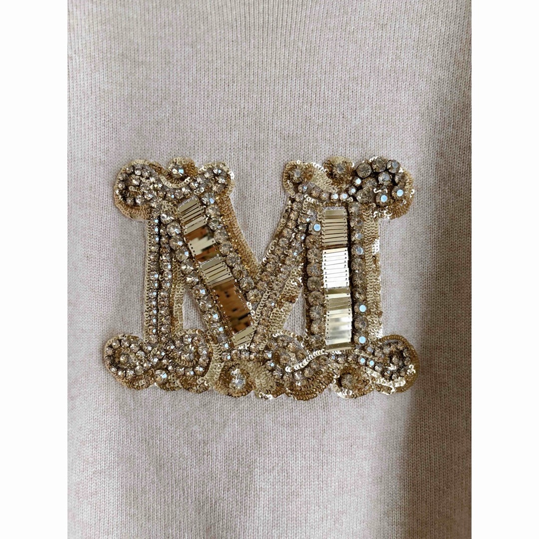 Max Mara - Max Mara マックスマーラ カシミヤ ビジュー ニット