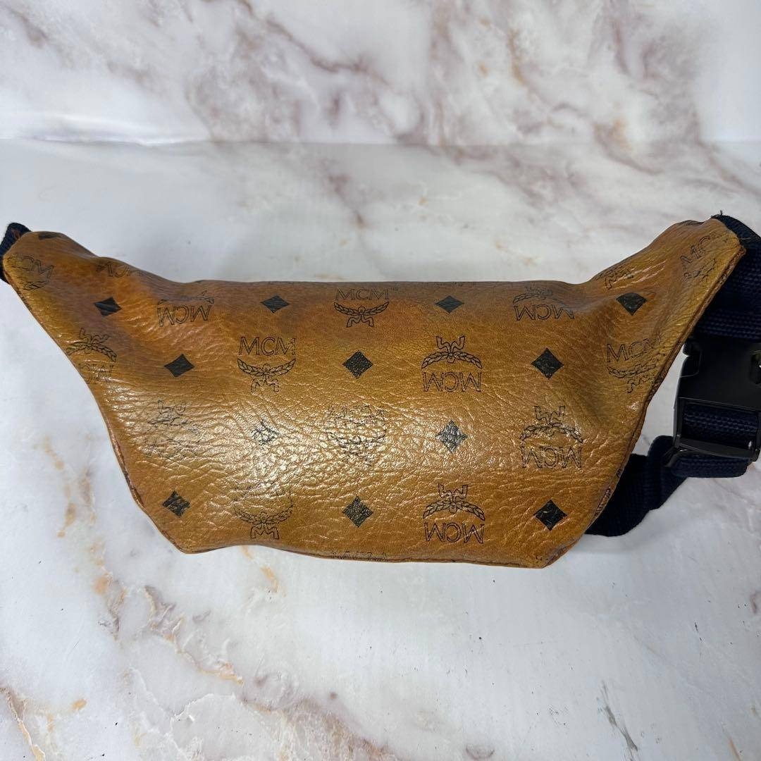 MCM - 希少 大人気 MCM ヴィセトス レザー ウエストポーチ ボディ