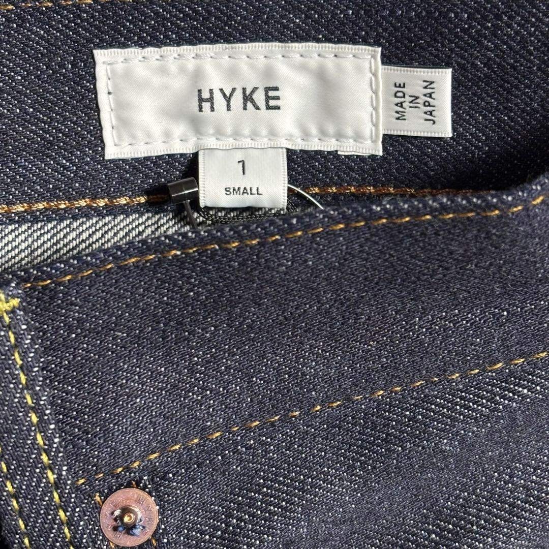 HYKE - 1 HYKE 25AW スーパーワイド バレルレッグ デニム パンツ 濃紺