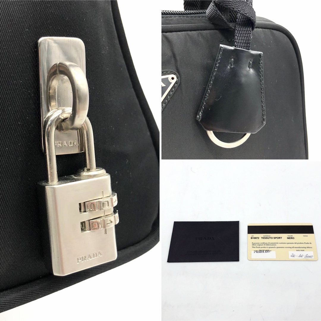 PRADA - ✨美品・ギャランティ付✨プラダ ハンドバッグ 三角ロゴ