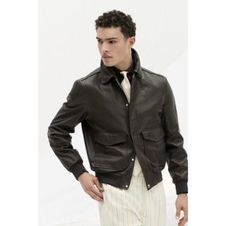 予約完売 SSZ BIG A-2 L レザージャケット BEAMS ビームスの通販 by