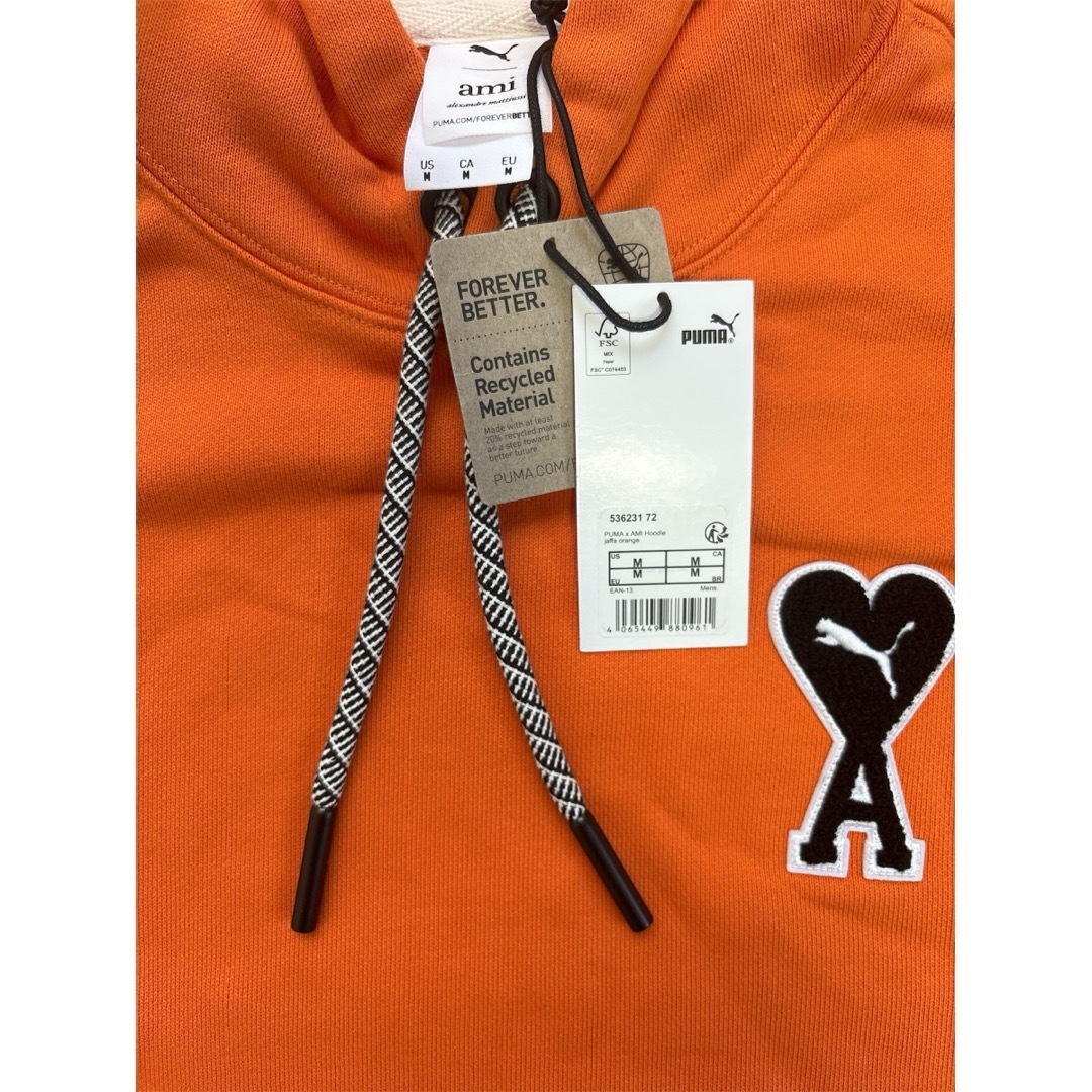 ami - AMI×PUMAオレンジフーディーUS M新品タグ付の通販 by Asano's