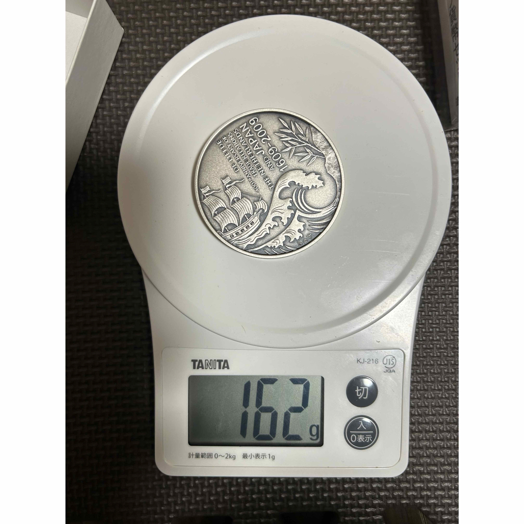 日蘭通商400周年記念メダル 記念硬貨 貨幣 シルバープルーフ 記念品 箱