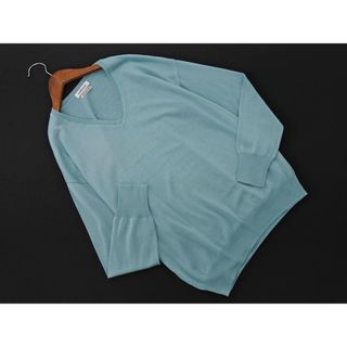 PONTI / ポンティ | アンゴラ混紡 チュールドッキング クルーネック