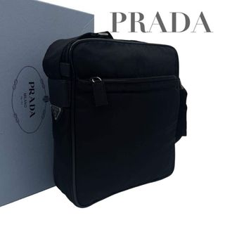 PRADA - 【美品】プラダ メッセンジャーバッグ ナイロン 三角ロゴ 斜め