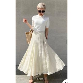 IENA - IENA LA BOUCLE フラワージャガードボリュームスカートの通販