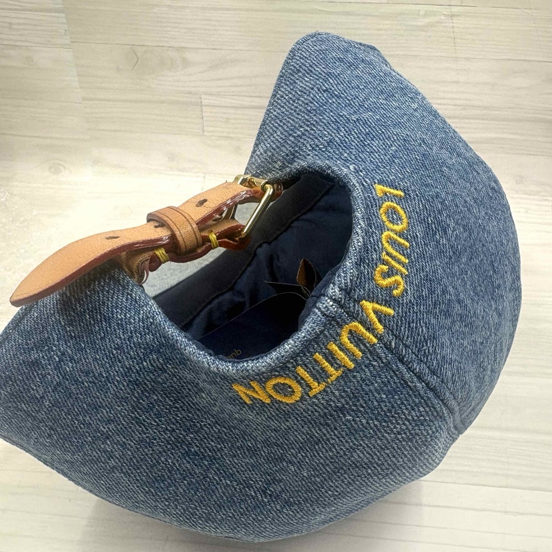 LOUIS VUITTON - 【美品】Louis Vuitton キャップ 帽子 LV アップ
