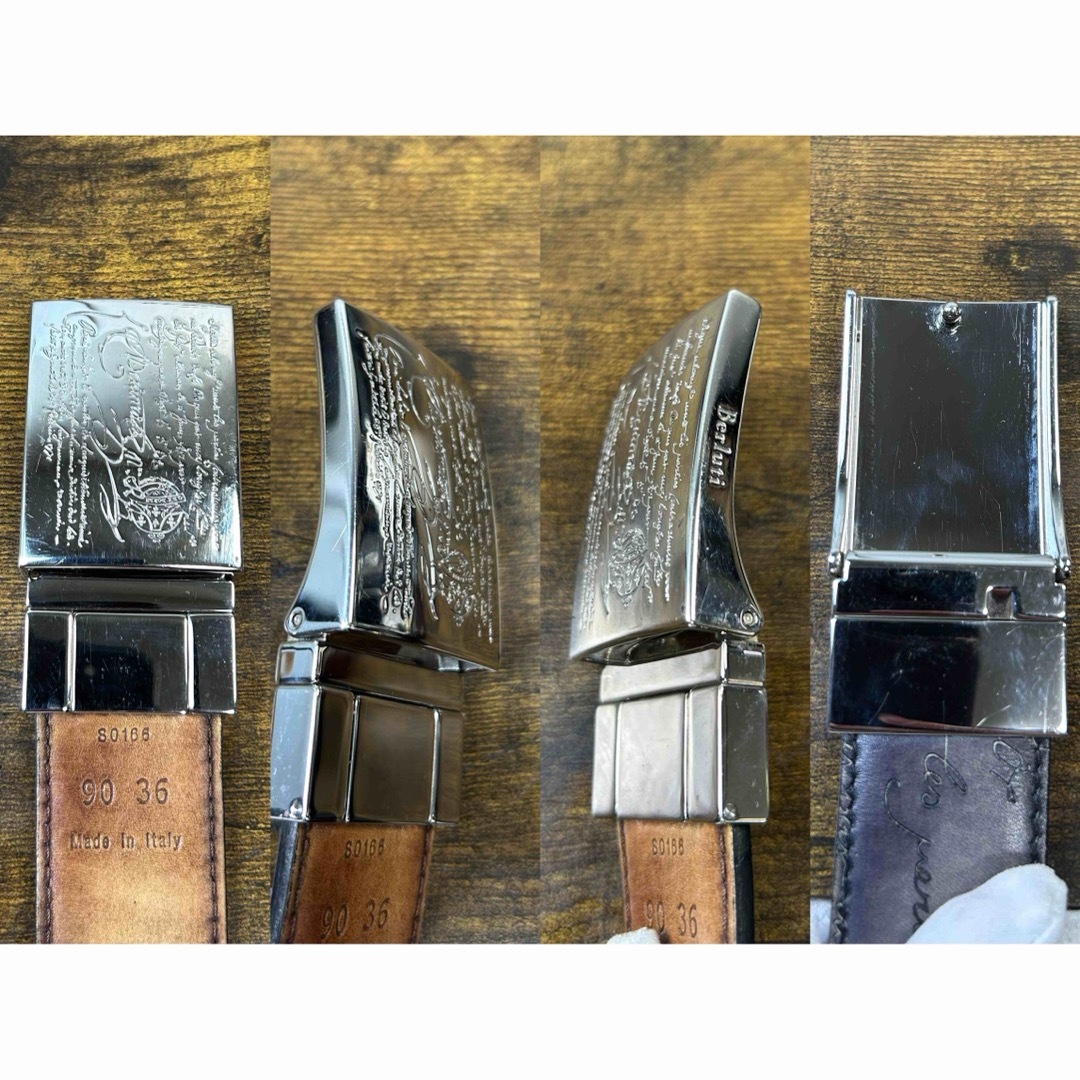 BERLUTI - 廃盤 極美品 約25万円 Berluti リバーシブル ベルト 90 / 36