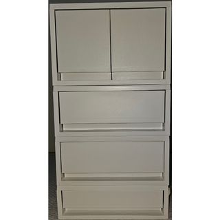 MUJI (無印良品) - 硬質パルプボックス・フタ式・ストッカー&スタンド