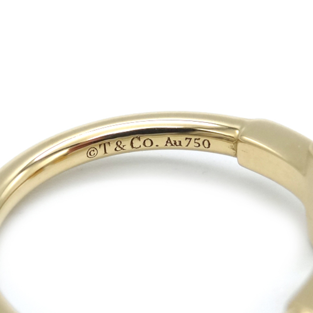 Tiffany & Co. - ティファニー Tワイヤー リング 約7号 K18YG イエロー