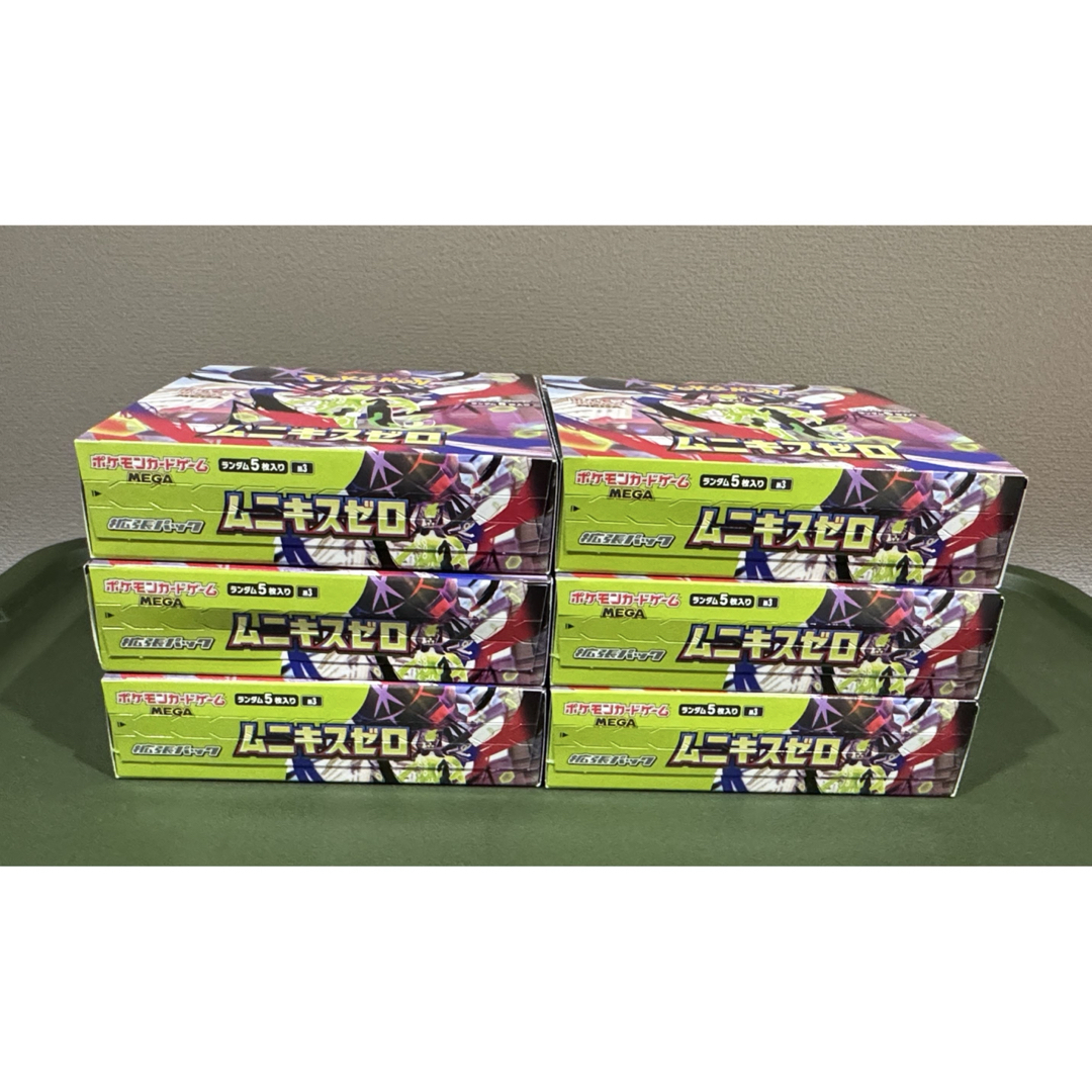 ポケモン - ポケモンカードゲーム ムニキスゼロ シュリンクなし 6BOXの