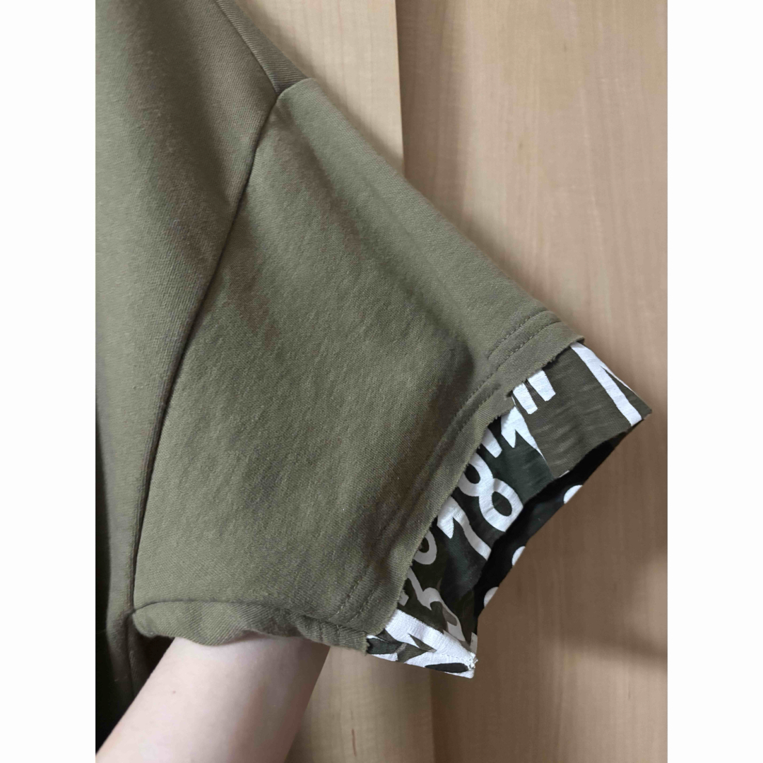 ZARA - ZARA ミリタリー風 フード付きアウター 濃紺 メンズ ユニ