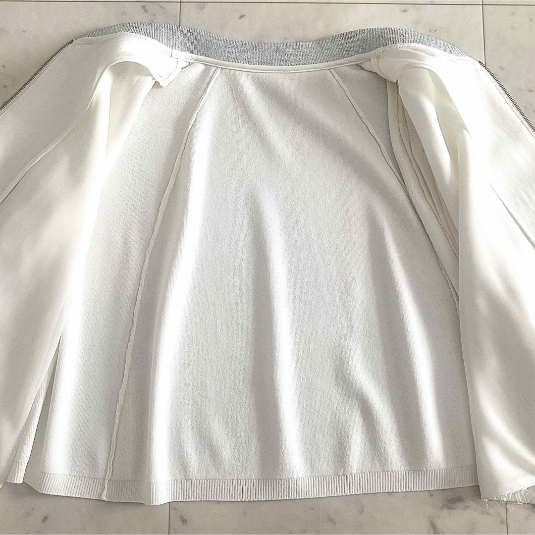 MORABITO - 美品 モラビトプルミエ ボールチェーン ラメ襟 レーヨン