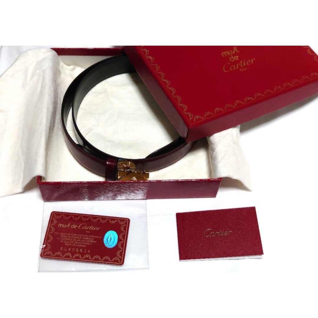 Cartier - 【付属品全有り☆極美品】カルティエ ベルト ダブルCロゴ