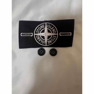 STONE ISLAND - ストーンアイランド ワッペン 白 STONE ISLANDの通販