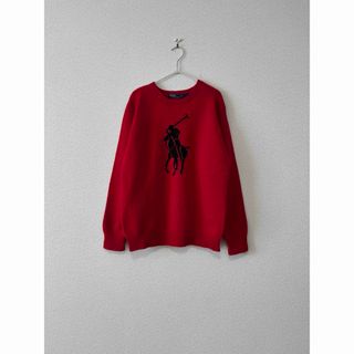 POLO RALPH LAUREN（ニット/セーター ・ レッド/赤色系）のフリマ