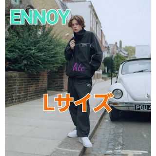 SEQUEL - シークエル ロゴ刺繍ナイロンコーチジャケット メンズ Lの