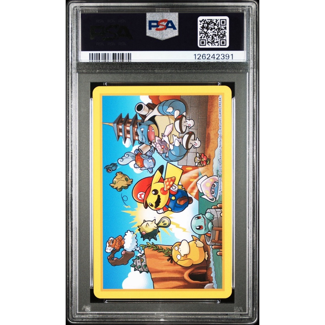 任天堂 - 【PSA10】ポケモン × 任天堂 2016年 マリオピカチュウ