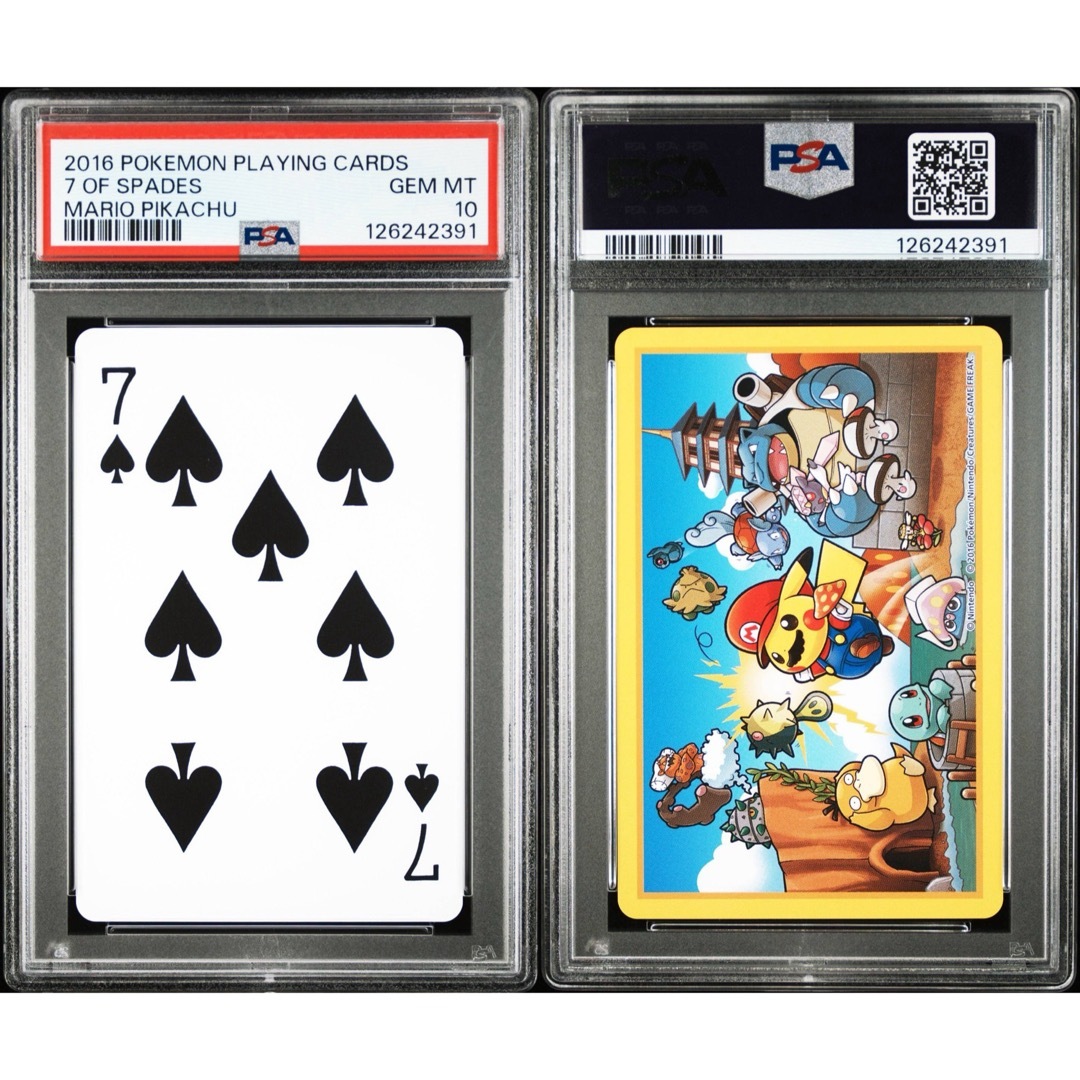 任天堂 - 【PSA10】ポケモン × 任天堂 2016年 マリオピカチュウ