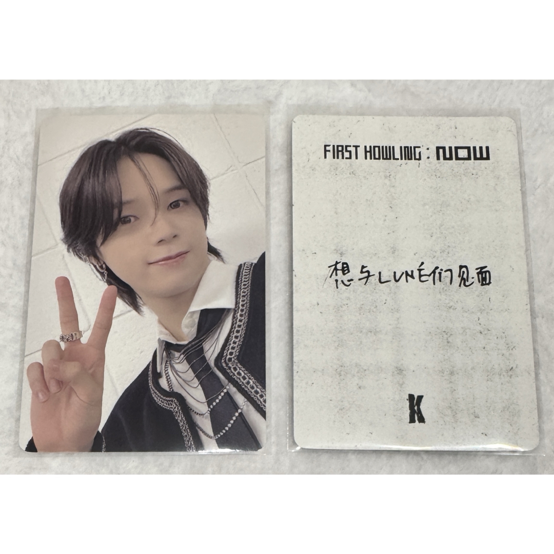 &TEAM - &TEAM First Howling NOW yizhiyu 中華 トレカ Kの通販 by