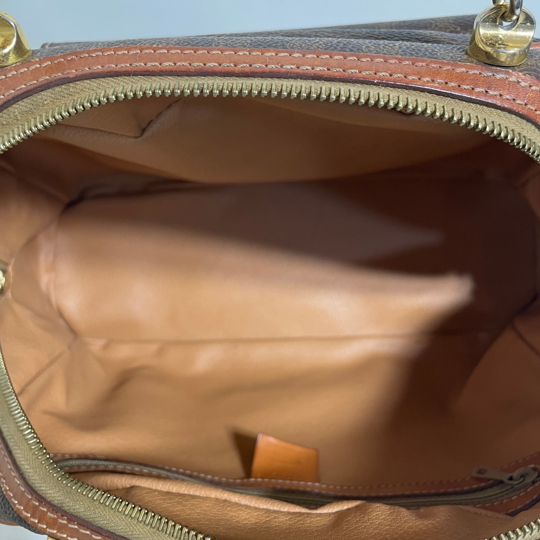 CELINE - 2602-226｜セリーヌ ハンドバッグ ブラウン マカダム柄