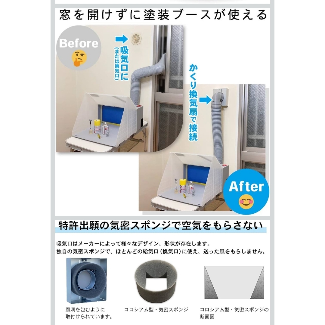 AIRTEX - レッドサイクロン スプレーブース 塗装ブース かくり換気扇の