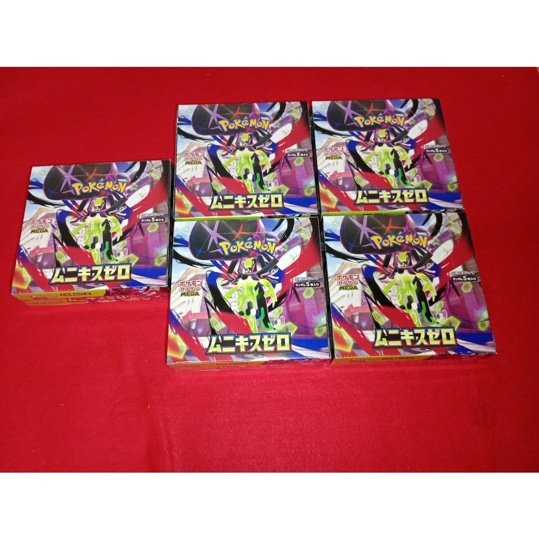 ポケモン - 新品未開封シュリンク付きムニキスゼロ5boxセットの通販 by