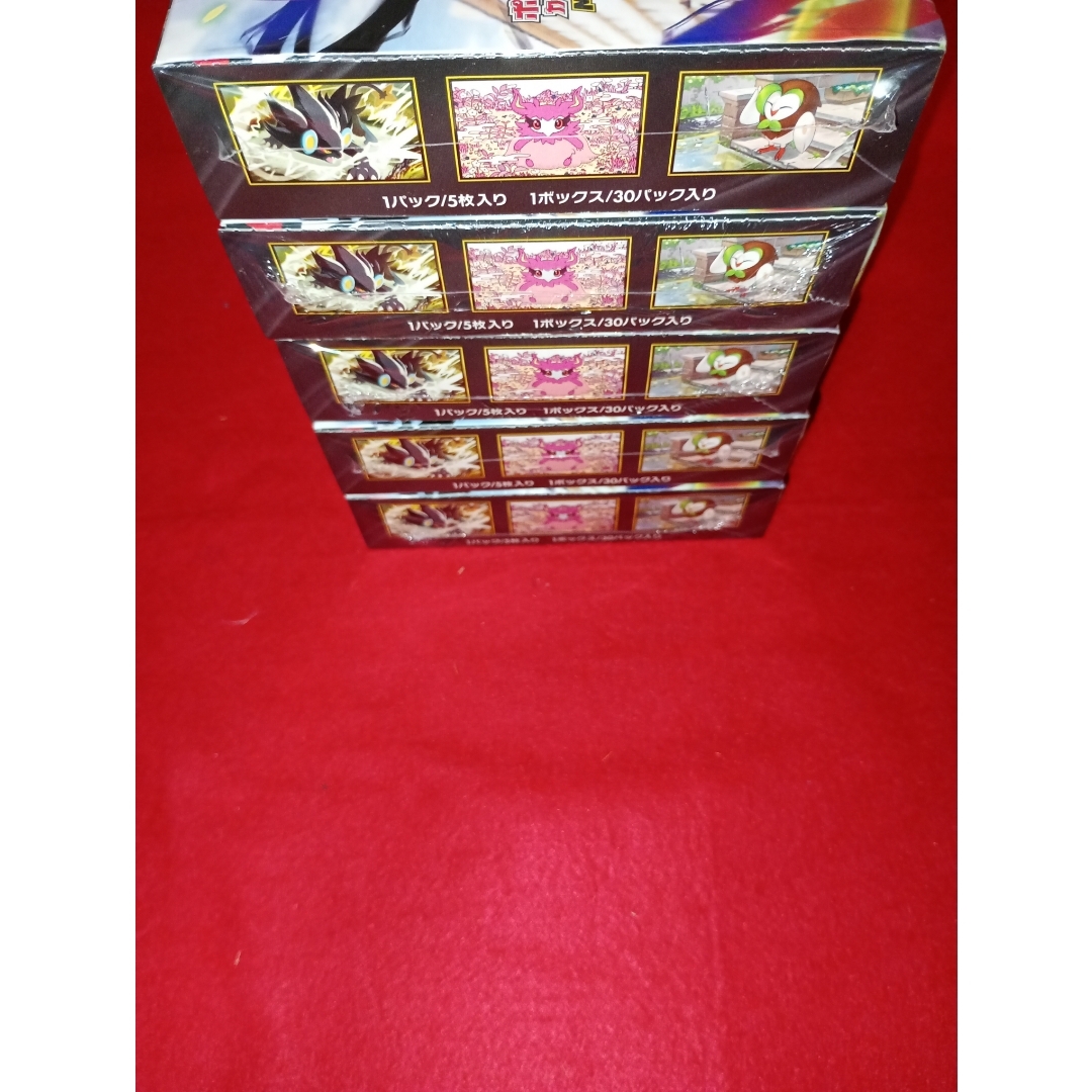 ポケモン - 新品未開封シュリンク付きムニキスゼロ5boxセットの通販 by