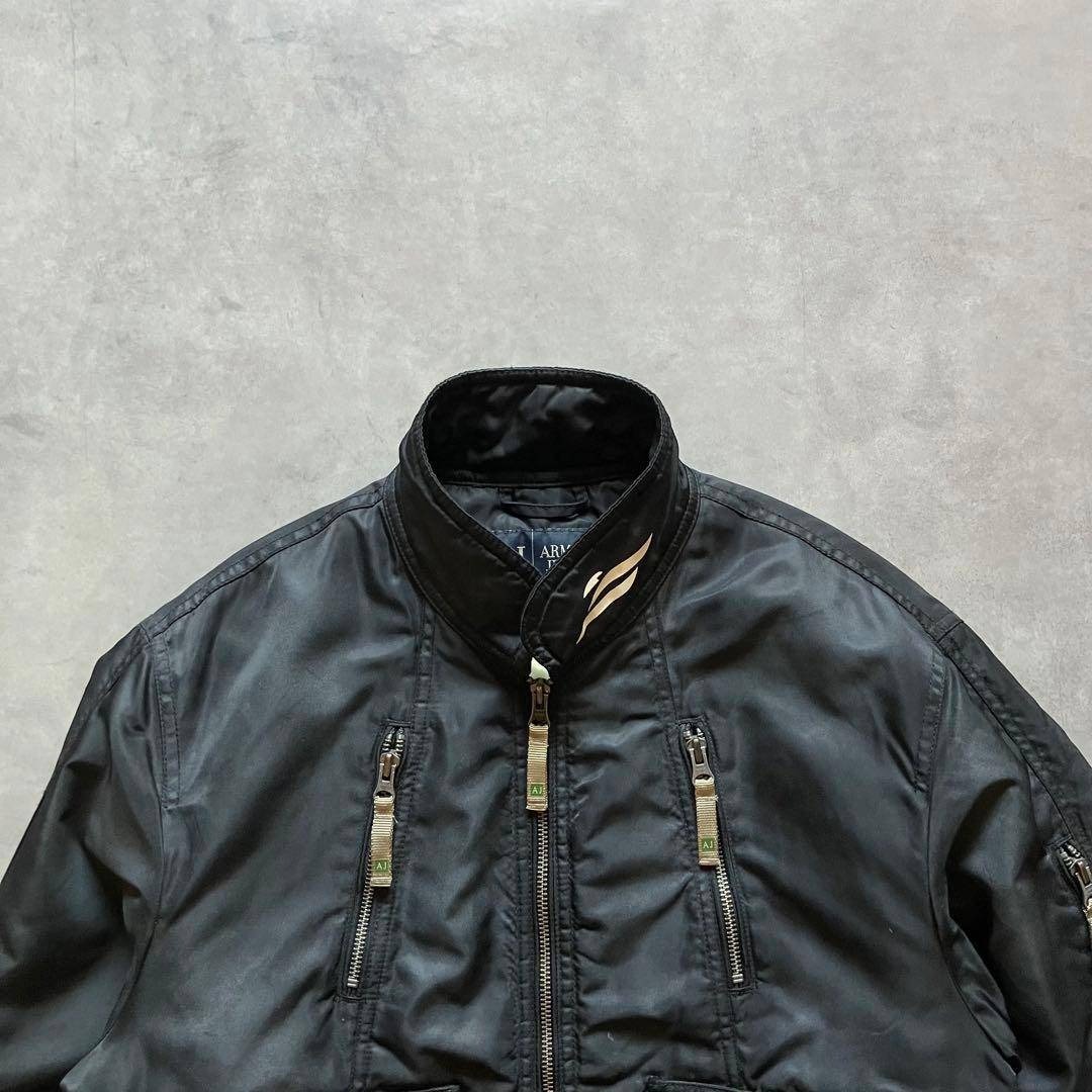 ARMANI JEANS - 90s archive armani jeans bomber jacketの通販 by