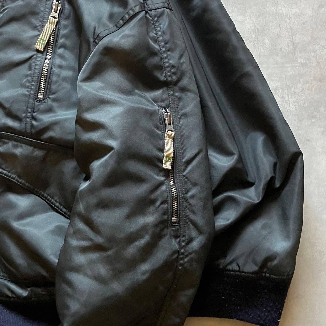 ARMANI JEANS - 90s archive armani jeans bomber jacketの通販 by