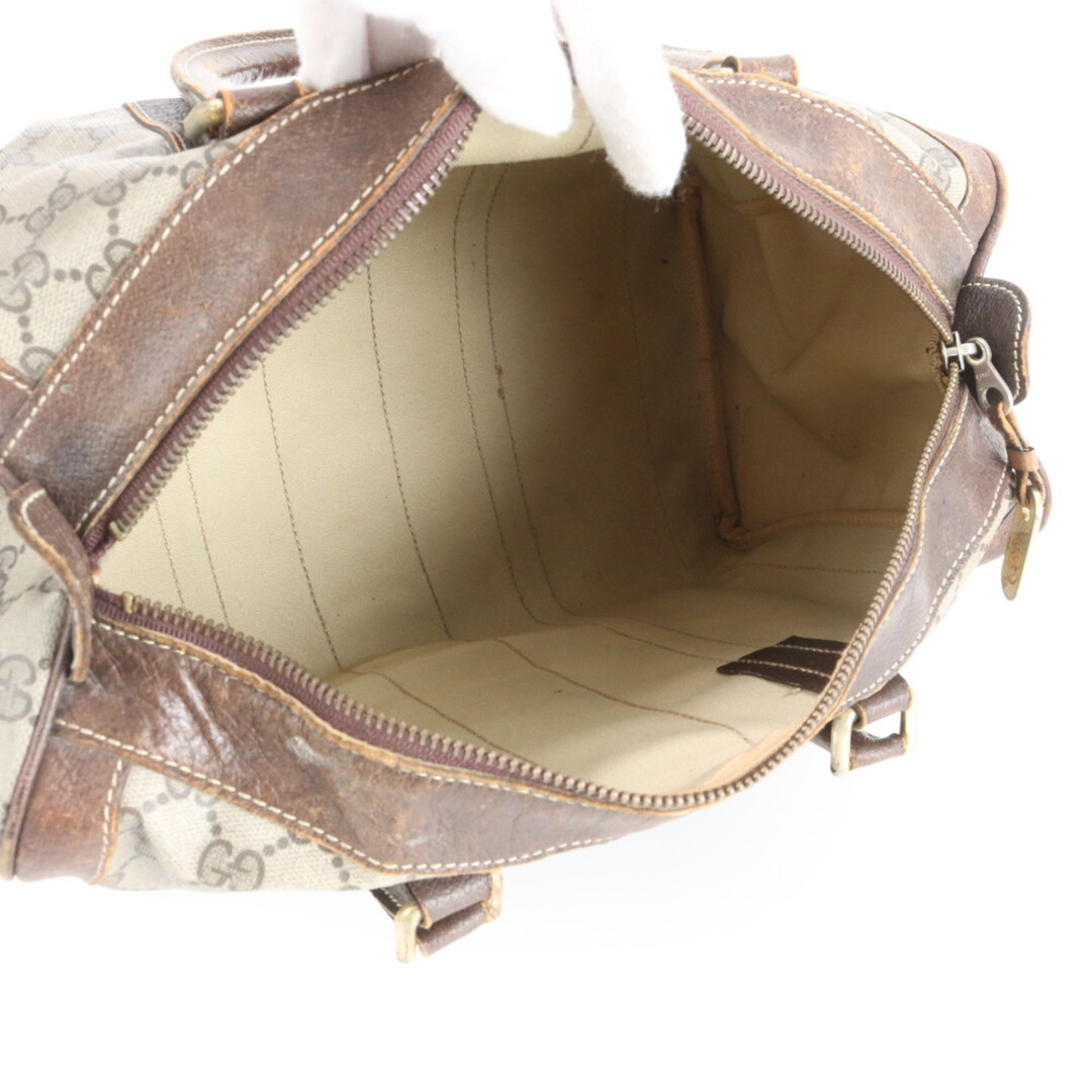 GUCCI - グッチ GGスプリーム シェリー ライン ミニ ボストン レザー