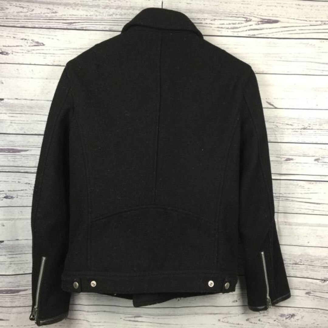 RUPERT - ルパート エッジ☆ウール/ライダースブルゾン/アウター【M/黒