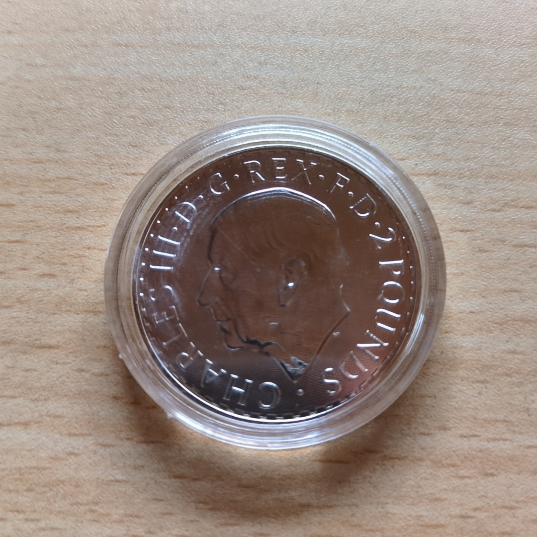 ブリタニア銀貨2023年1オンスの通販 by it's shop｜ラクマ