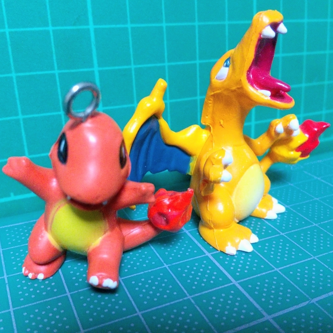 レトロ】ポケモン リザードン ヒトカゲ 初期モンコレフィギュア