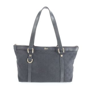 GUCCI - 美品 グッチ GGキャンバス アビー 141470 レザー トート