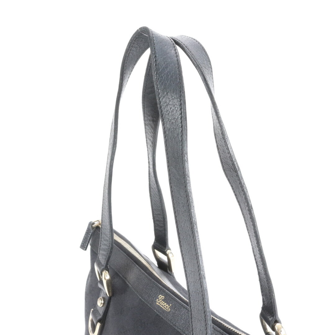 GUCCI - 美品 グッチ GGキャンバス アビー 141470 レザー トート