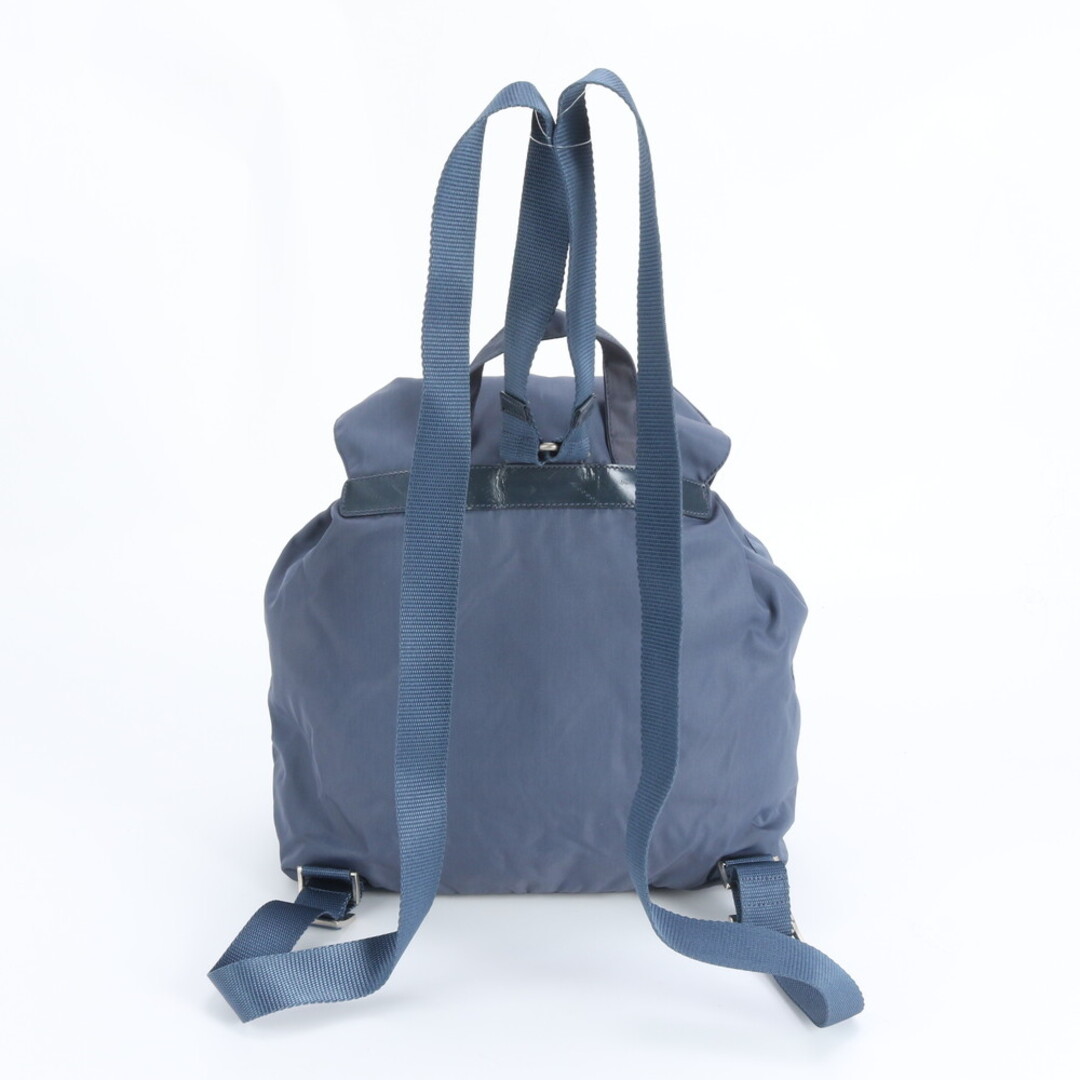 PRADA - プラダ テスート ナイロン トライアングルロゴ ブルー レザー