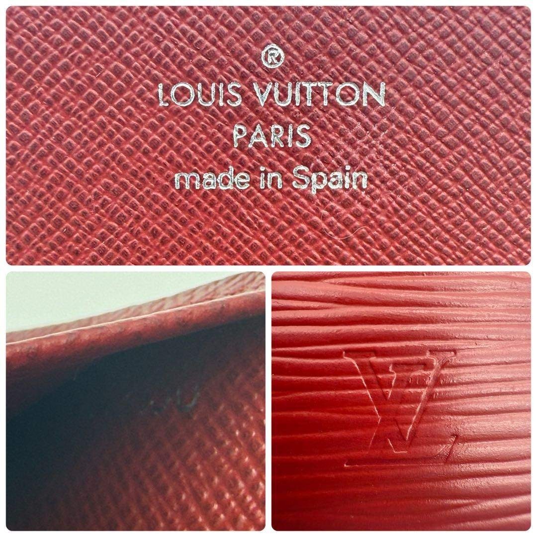 LOUIS VUITTON - ルイヴィトン エピ 名刺入れ カードケース 赤 レッド