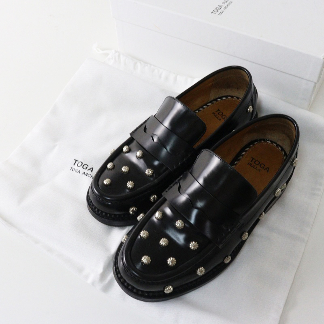 TOGA - トーガ プルラ TOGA PULLA レザー スタッズ ローファー 36/約