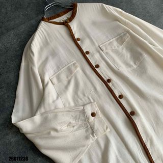 vintage 50s〜60s レースアップシャツ スエード アーカイブ 古着の通販