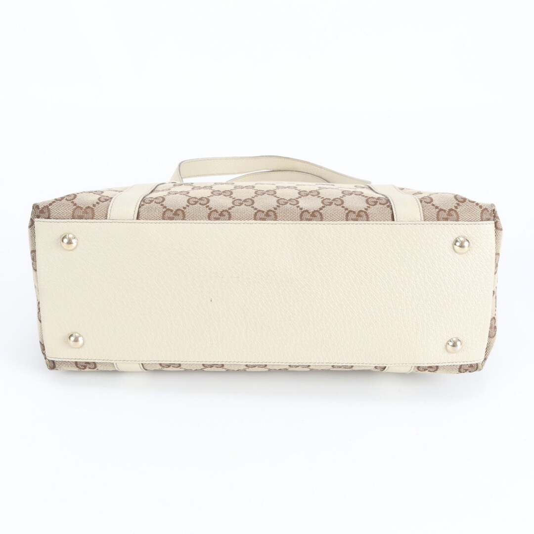 GUCCI - 美品 グッチ GGキャンバス 141470 レザー トート バッグ