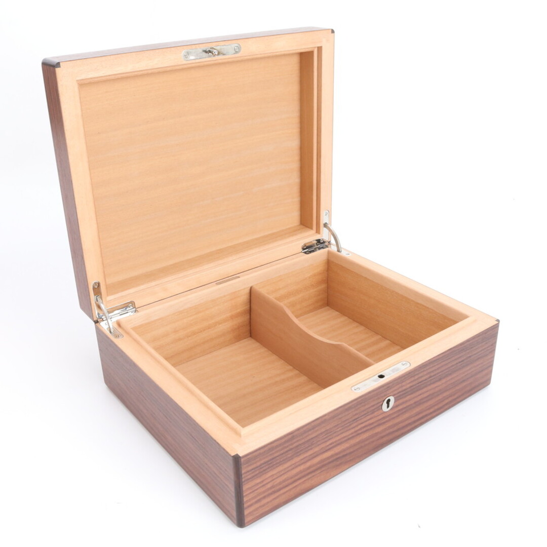 HERMES - 極美品 エルメス ジュエリーボックス ウッド レザー