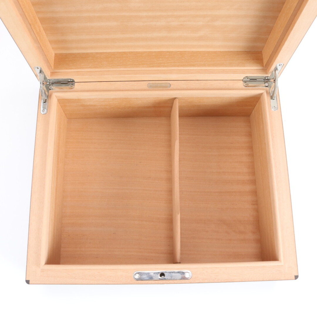 HERMES - 極美品 エルメス ジュエリーボックス ウッド レザー