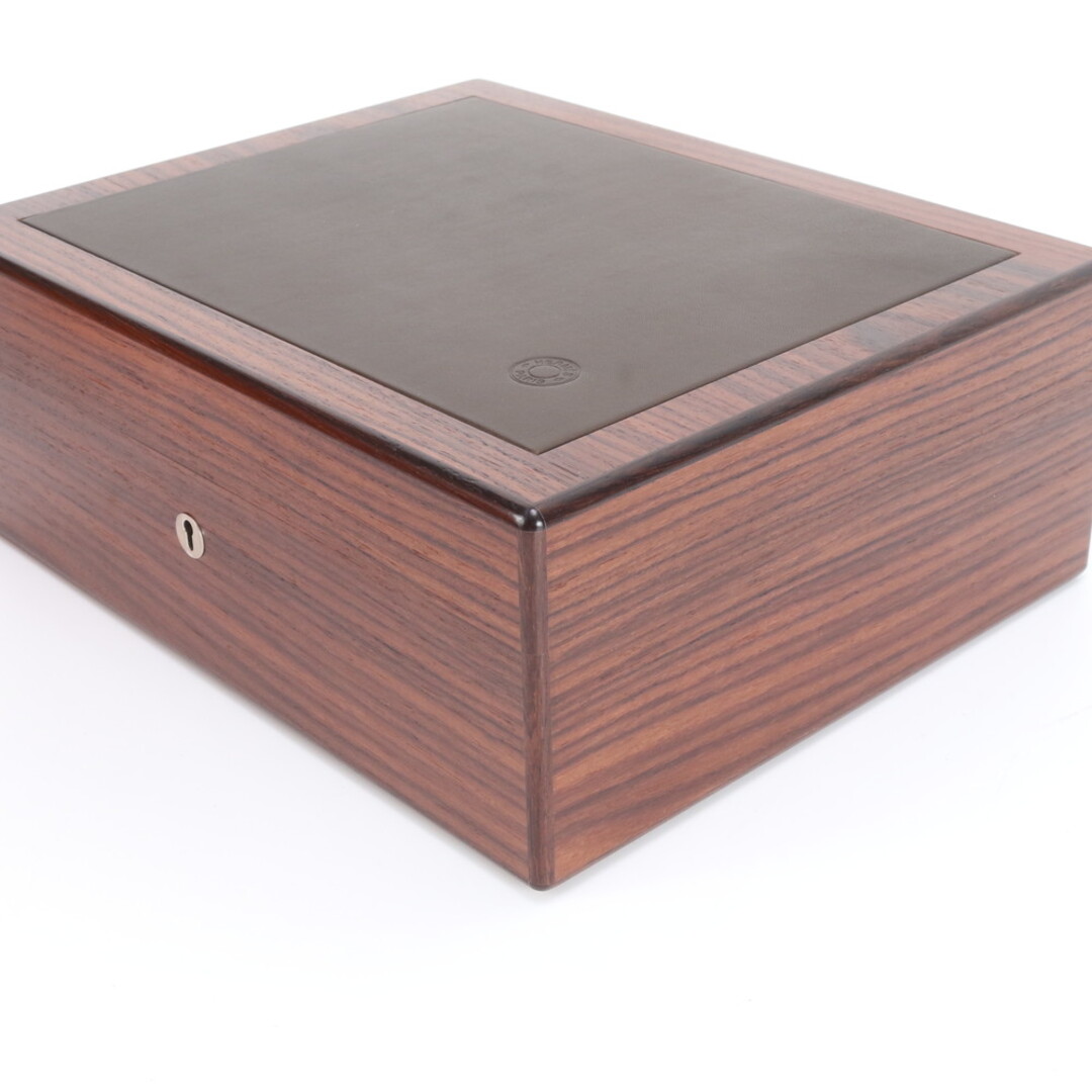 HERMES - 極美品 エルメス ジュエリーボックス ウッド レザー