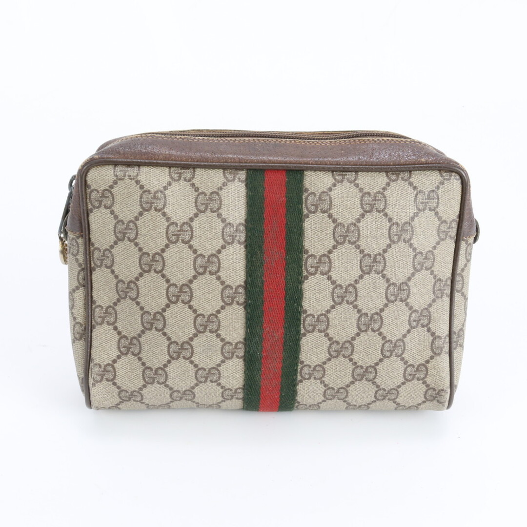 GUCCI - グッチ GGスプリーム シェリー ライン レザー セカンドバッグ