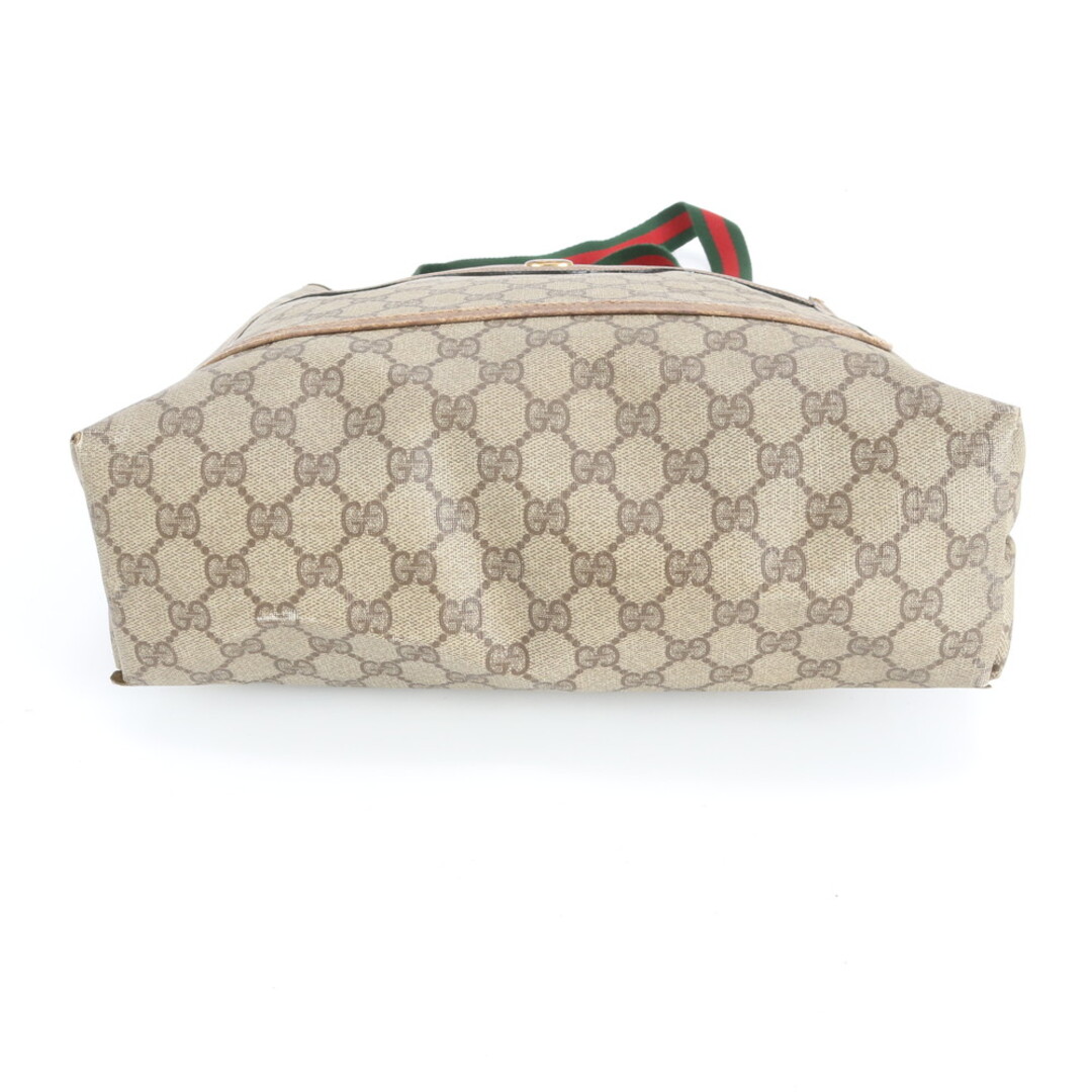 GUCCI - オールド グッチ GGスプリーム シェリー ライン レザー トート
