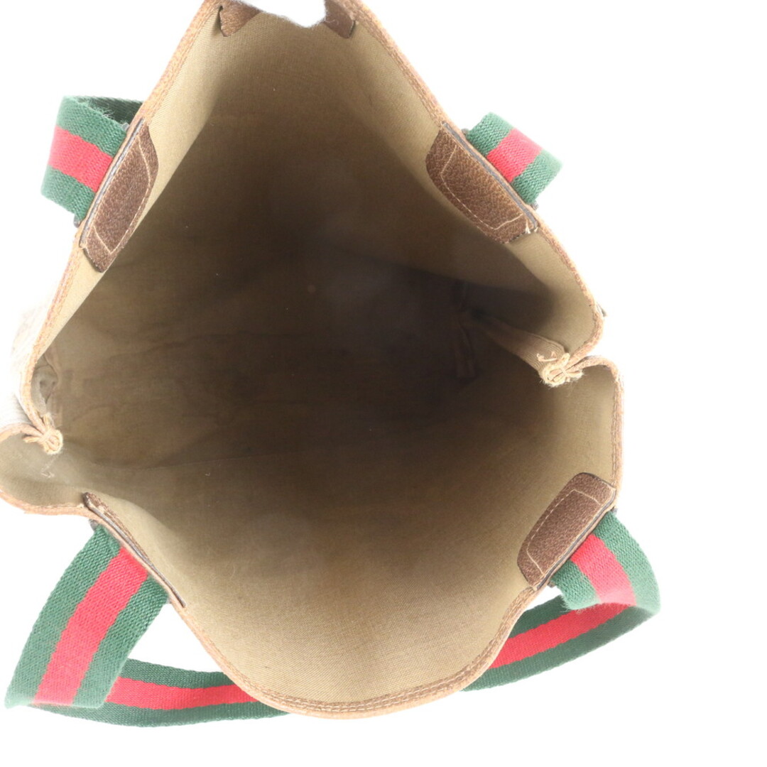 GUCCI - オールド グッチ GGスプリーム シェリー ライン レザー トート