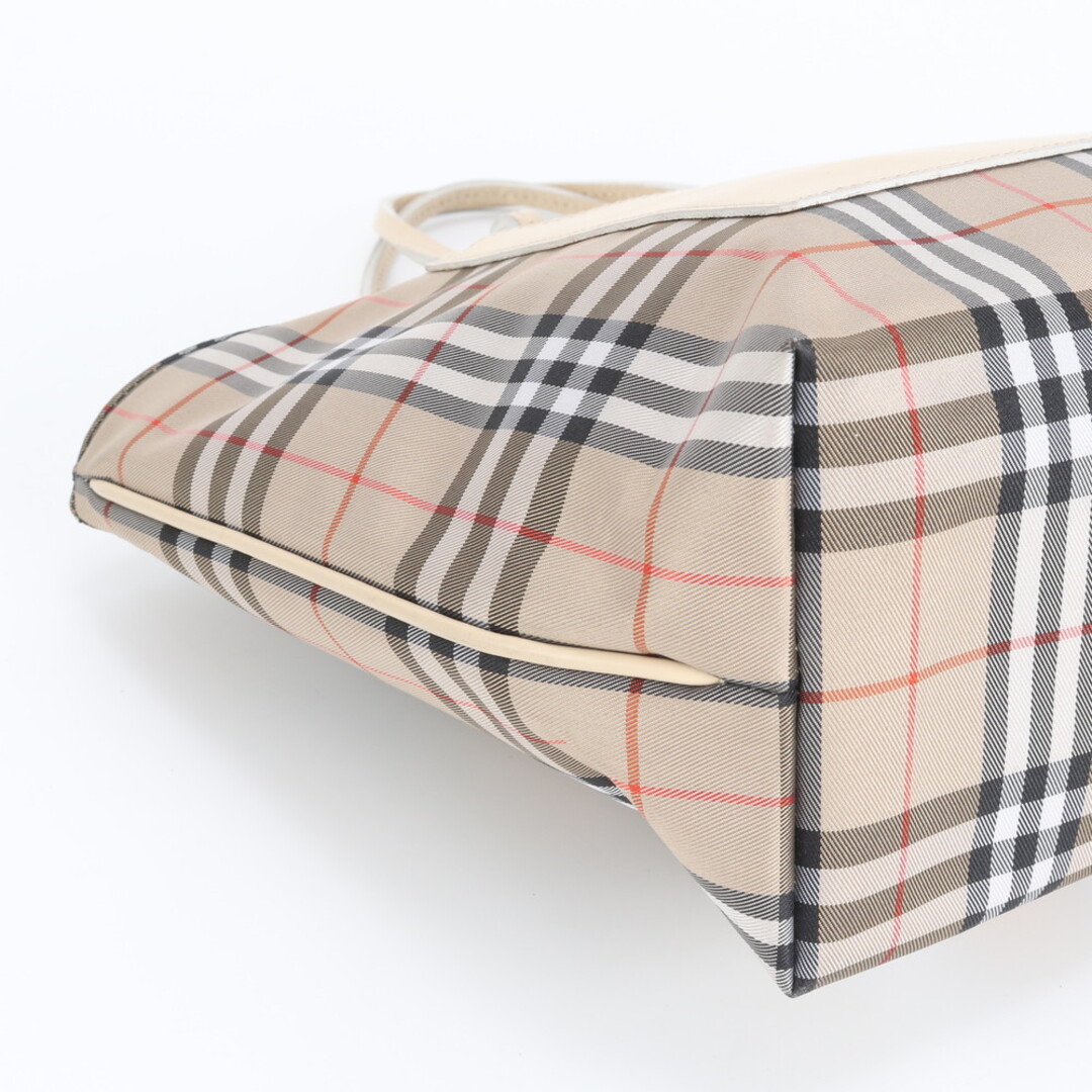 BURBERRY - バーバリー ノバ チェック レザー ナイロン ハンドバッグ