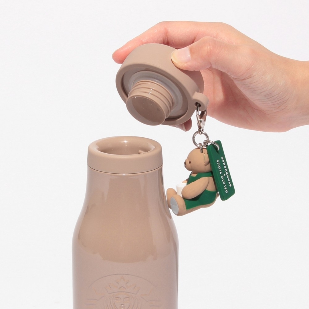 Starbucks - 【特価】スタバ gelato pique ベアチャーム付きステンレス