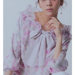 CELFORD - セルフォード シアースモックブラウス ネイビーの通販 by ち